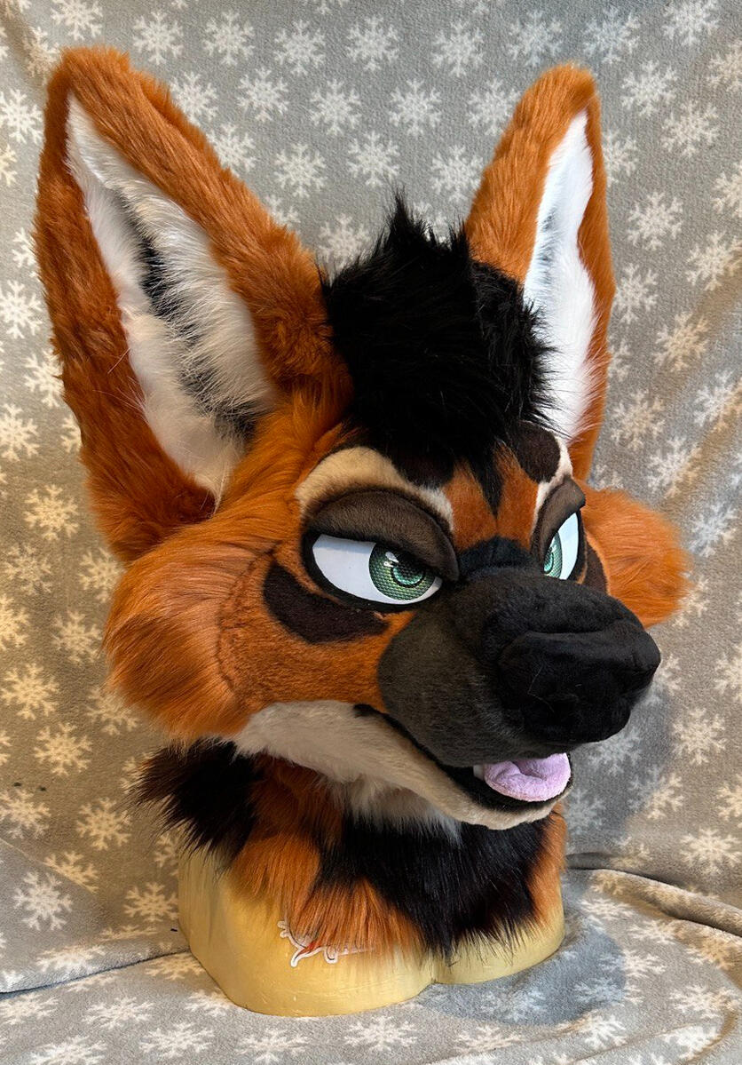 Luck the Maned wolf